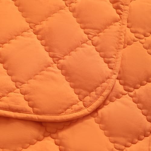 FLXXIE Toddler Bedding Set - 4 Piece Microfiber Set in Orange