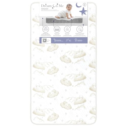 Dream On Me Twilight 5 Crib Mattress 2-in-1 Firm and Plush