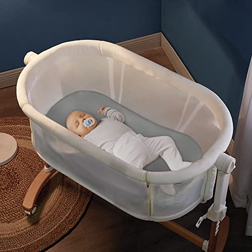 Coldwind Fitted Bassinet Sheets 4 Pack Microfiber Set