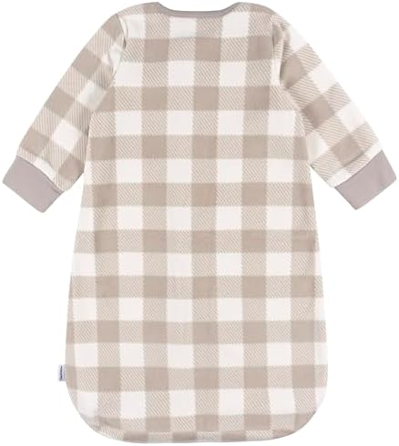 Gerber Unisex Fleece Wearable Blanket with Plaid Design
