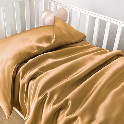 Promeed 100 Real Silk Crib Duvet Cover with Invisible Zipper 1