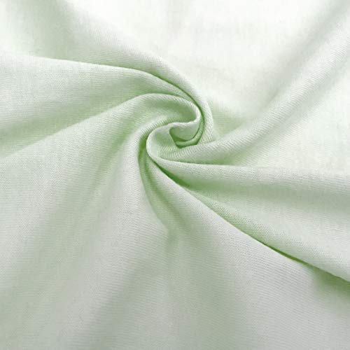 TL Care Supreme Natural Cotton Cradle Sheet Celery Pack of 2
