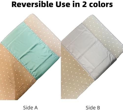 AKISS Satin Crib Sheet Pillow Cover Reversible for Baby 1