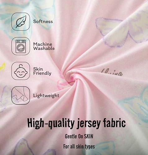 SDY Butterfly Bassinet Sheets Set of 2