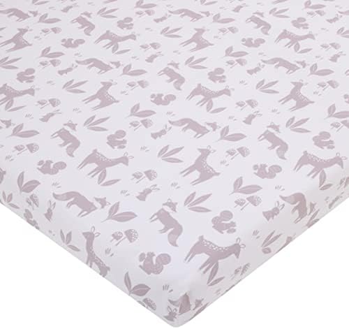 NoJo Forest Friends 3-Piece Mini Crib Bedding Set