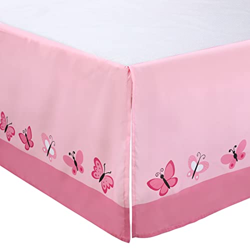 Tudomro 3-Piece Butterfly Crib Bedding Set for Girls
