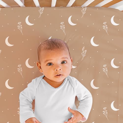 The Peanutshell 3-Piece Crib Bedding Set - Boho Celestial