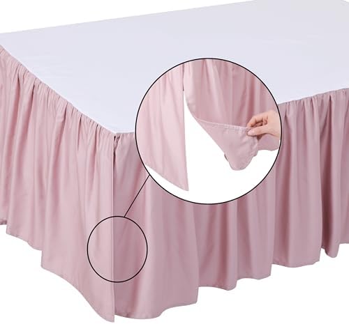 ShunjieHome Crib Skirt Dust Ruffle 100 Egyptian Cotton 400 Thread Count