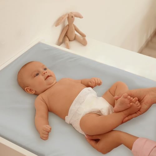 GLLQUEN Baby Bassinet Sheets 2 Pack - Organic Cotton 1