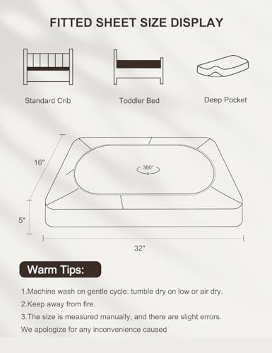 ZURLEFY Olive Green Bassinet Sheets 32x16