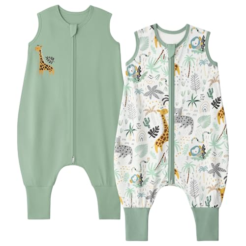 Yoofoss Toddler Sleep Sack with Feet 100 Organic Cotton