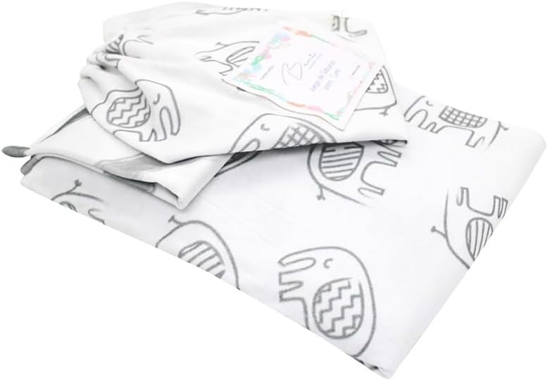 BAMI 2-Piece Cotton Crib Sheet Set Breathable Soft