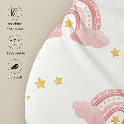 Soarwg Kids Bassinet Sheets 4Pack Neutral