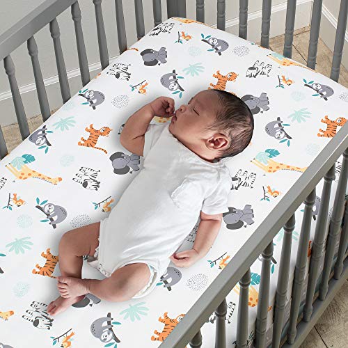 Bedtime Originals Mighty Jungle 3-Piece Crib Bedding Set 1