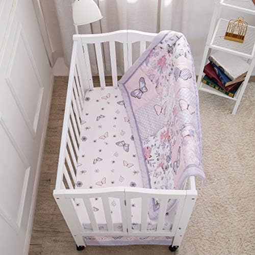 La Premura Baby Mini Crib Bedding Set for Girls