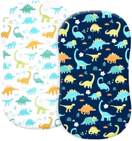 PHF Dinosaur Bassinet Sheet Set 2 Pack 1