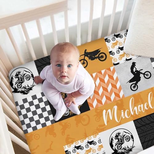 Custom Crib Bedding Set for Boys 3-Piece Personalized Name Set