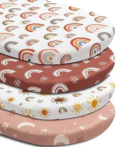 Jolas House 4 Pack Boho Bassinet Sheets
