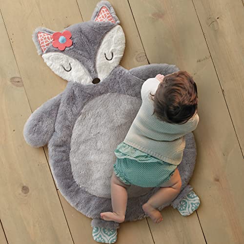 Levtex Baby Fiona Play Mat - Fox - Pink Teal White 1