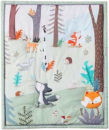 Beeweed 3-Piece Crib Bedding Set for Boys Girls