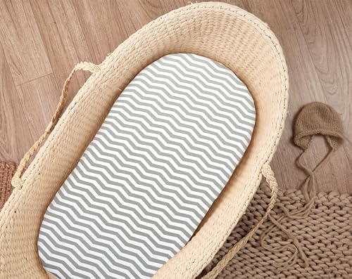 Bublo Baby Bassinet Sheets 3-Pack Organic Cotton
