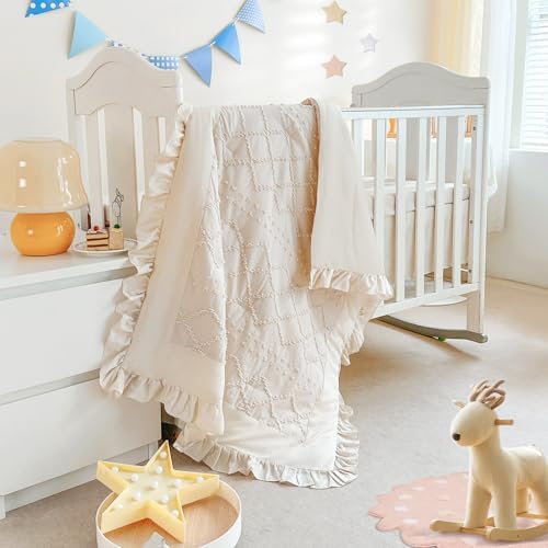 Wowelife Crib Bedding Set for Baby Girls and Boys