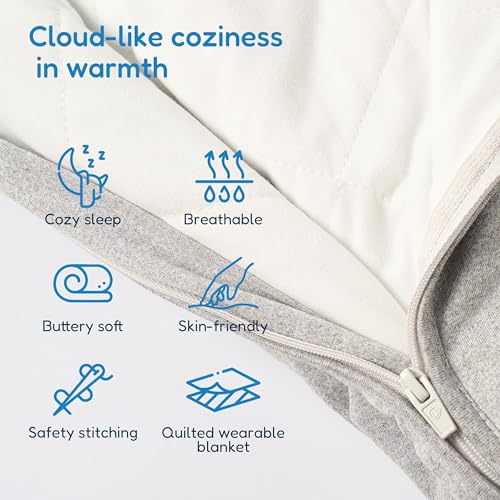 TotAha Toddler Sleep Sack 10 TOG Grey