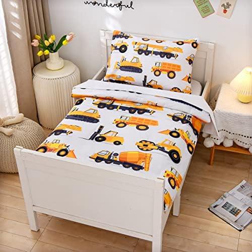 NTBED 4 Piece Toddler Bedding Set for Baby Boys