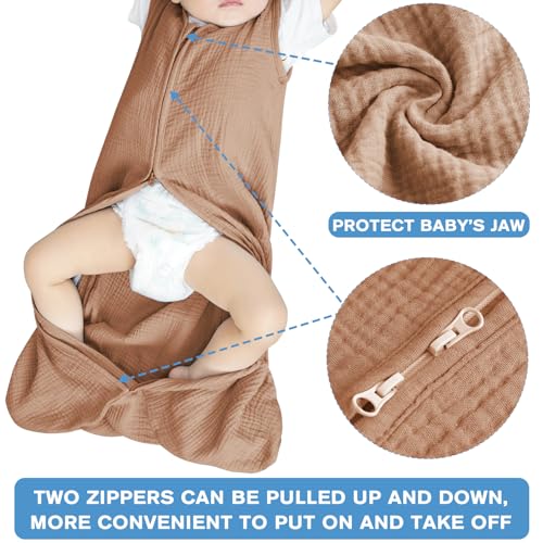 BSTOPPT 2 Pack Baby Sleep Sack 0-24 Months