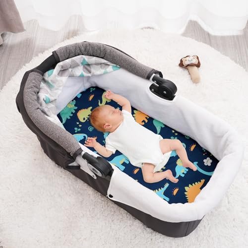 PHF Dinosaur Bassinet Sheet Set 2 Pack 1