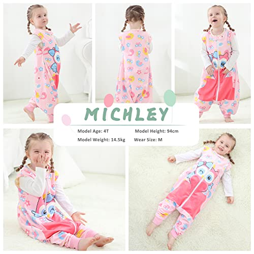 MICHLEY Owl Wearable Blanket Toddler 1-3T