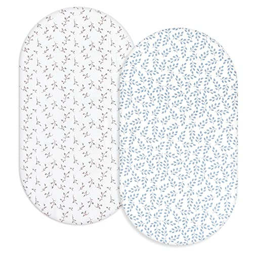 Coldwind Muslin Bassinet Sheets 2 Pack - Soft Breathable