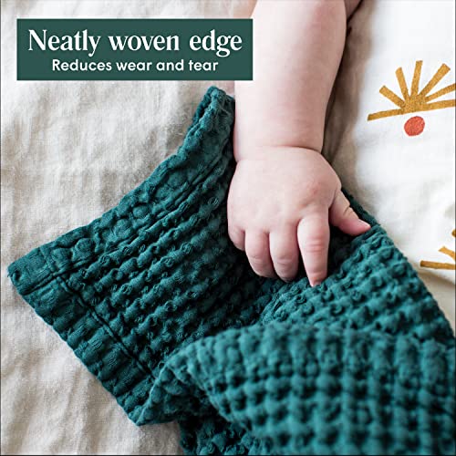 Simka Rose Waffle Cotton Baby Blanket - Soft and Breathable for Newborns