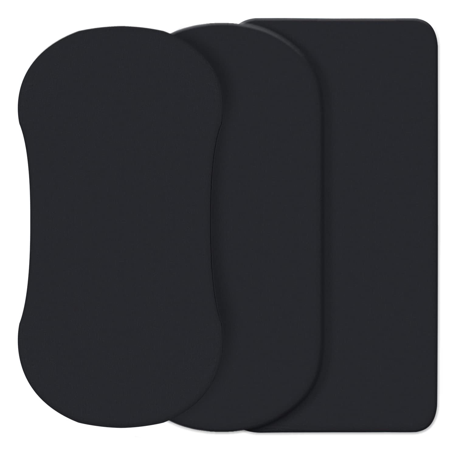 CaSaJa Black Bassinet Sheet Set 3 Pack