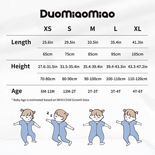 Duomiaomiao 10 TOG Toddler Sleep Sack 24-36 Months