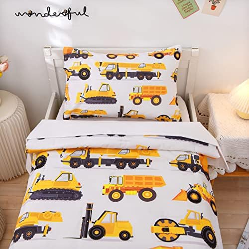 NTBED 4 Piece Toddler Bedding Set for Baby Boys