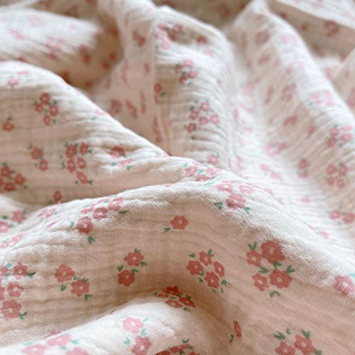 BuLuTu Cotton Muslin Baby Quilt 47x51
