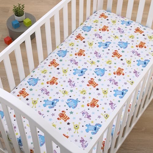 Disney Monsters Inc Super Soft Mini Crib Sheet