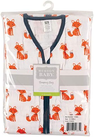 Hudson Baby Unisex Wearable Sleeping Bag 100 Cotton