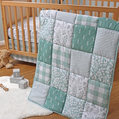 The Peanutshell 3 Piece Baby Crib Bedding Set for Boys Girls