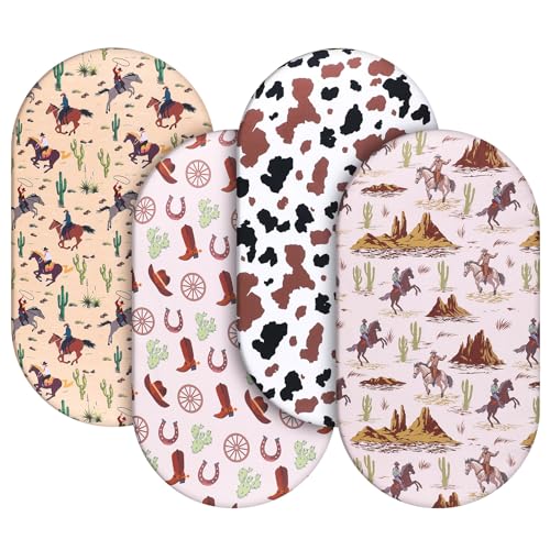 4 Pcs Western Bassinet Sheets for Boys and Girls 1
