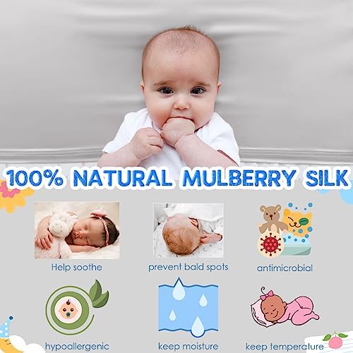 PROMEED Mulberry Silk Bassinet Sleeve for Baby Bald Spots