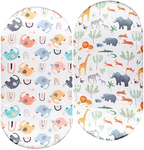 Ultra Soft Satin Bassinet Sheet Set 2 Pack 1