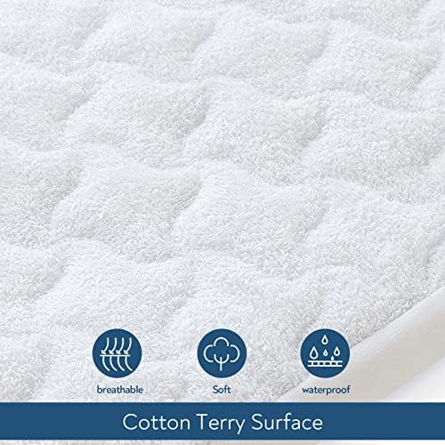 Mini Crib Mattress Protector Cover 2 Pack