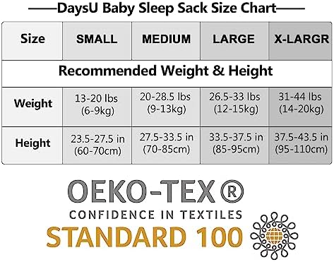 DaysU Baby Sleep Sacks 18-24 Months 2 Pack