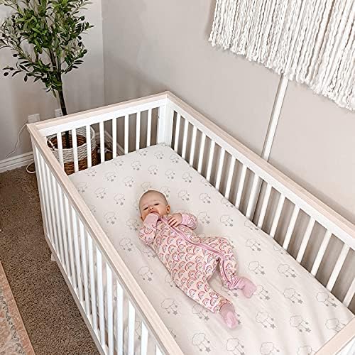 Newton Baby Organic Fitted Crib Sheets 2-Pack - Wishing on a Star Print