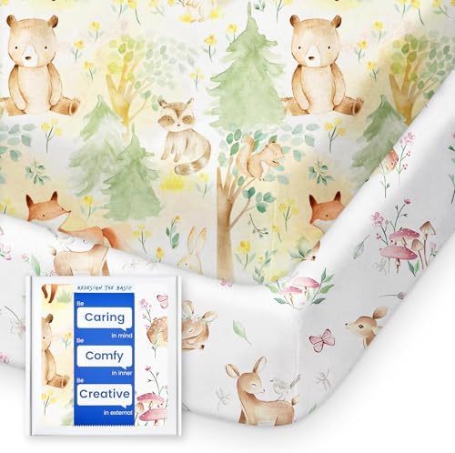 TotBasic Mini Crib Sheets 24x38 Ultra Soft Pack N Play Fitted Sheets