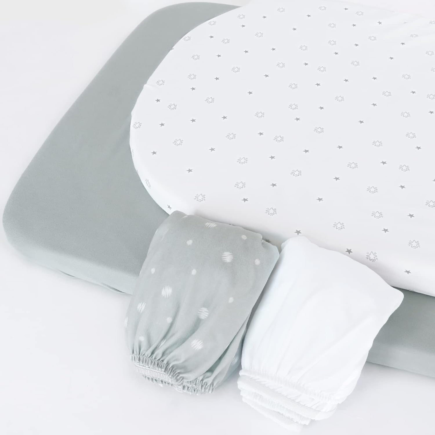 Magik Kover Bassinet Sheets 2 Pack Ultra Soft Super Stretchy