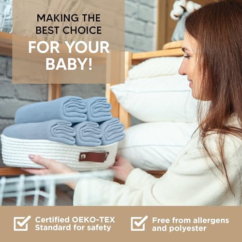 KoolerThings Pack and Play Sheets 2 Pack - Soft Jersey Cotton Playard Mattress Covers