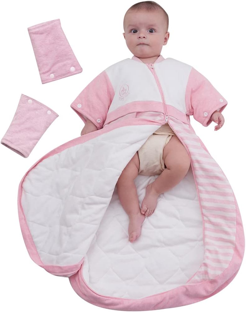Babyah Kids Wearable Blanket with Detachable Sleeves 1